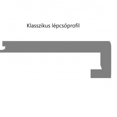 Lépcsőprofil gyártás - Klasszikus - választott parkettából