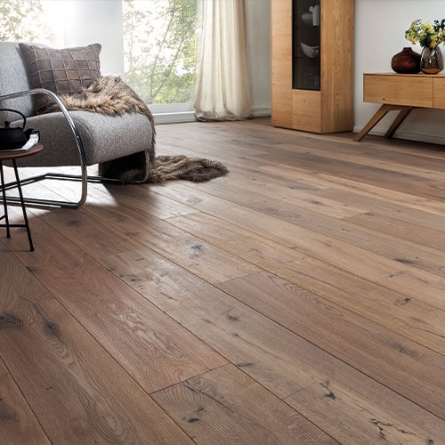 Hafropark Dry Age 220 Eiche Stone Washed invisible olajozott szalagparketta