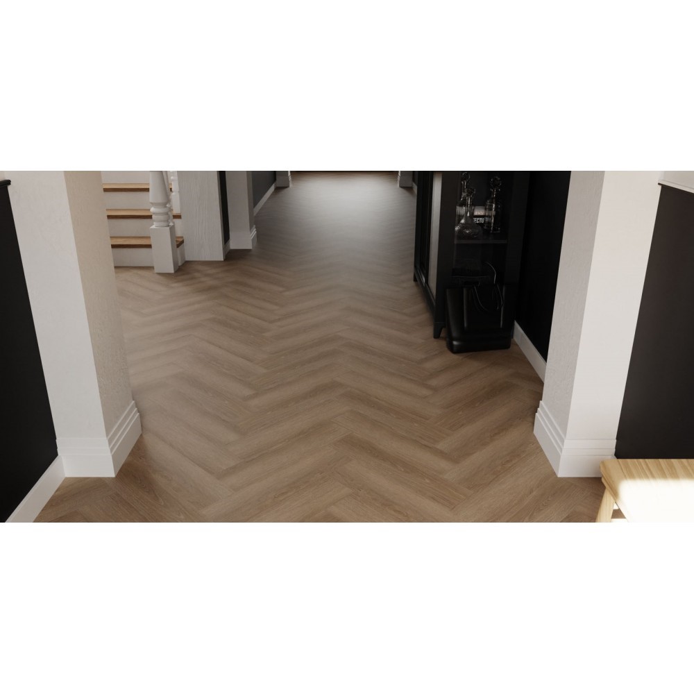 GT Flooring Africa A EchoBass klikkes halszálka spc padló int. alátéttel. GTAFCL002