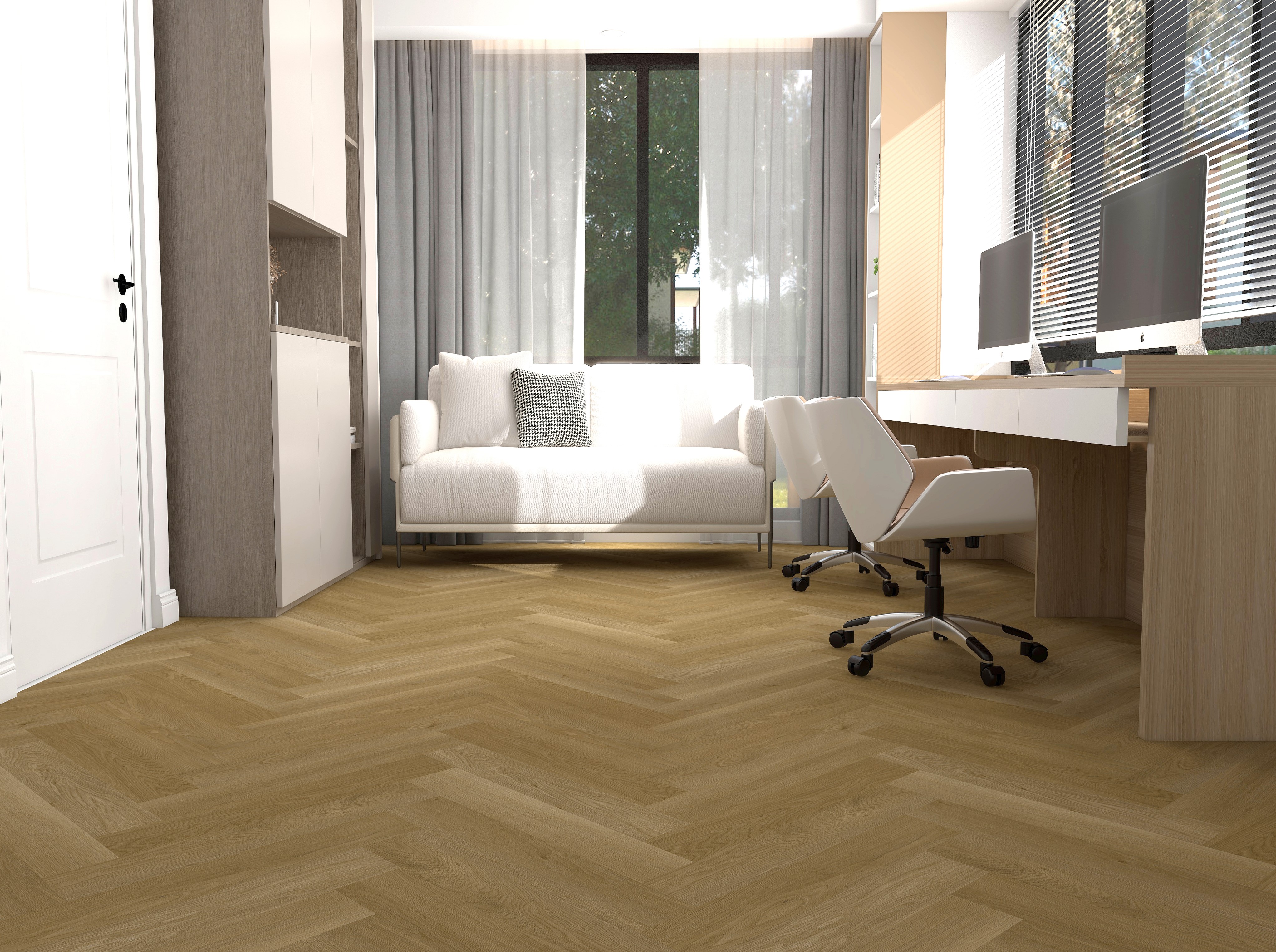 VinCore Herringbone+ Le Mans klikkes halszálka spc padló int. alátéttel