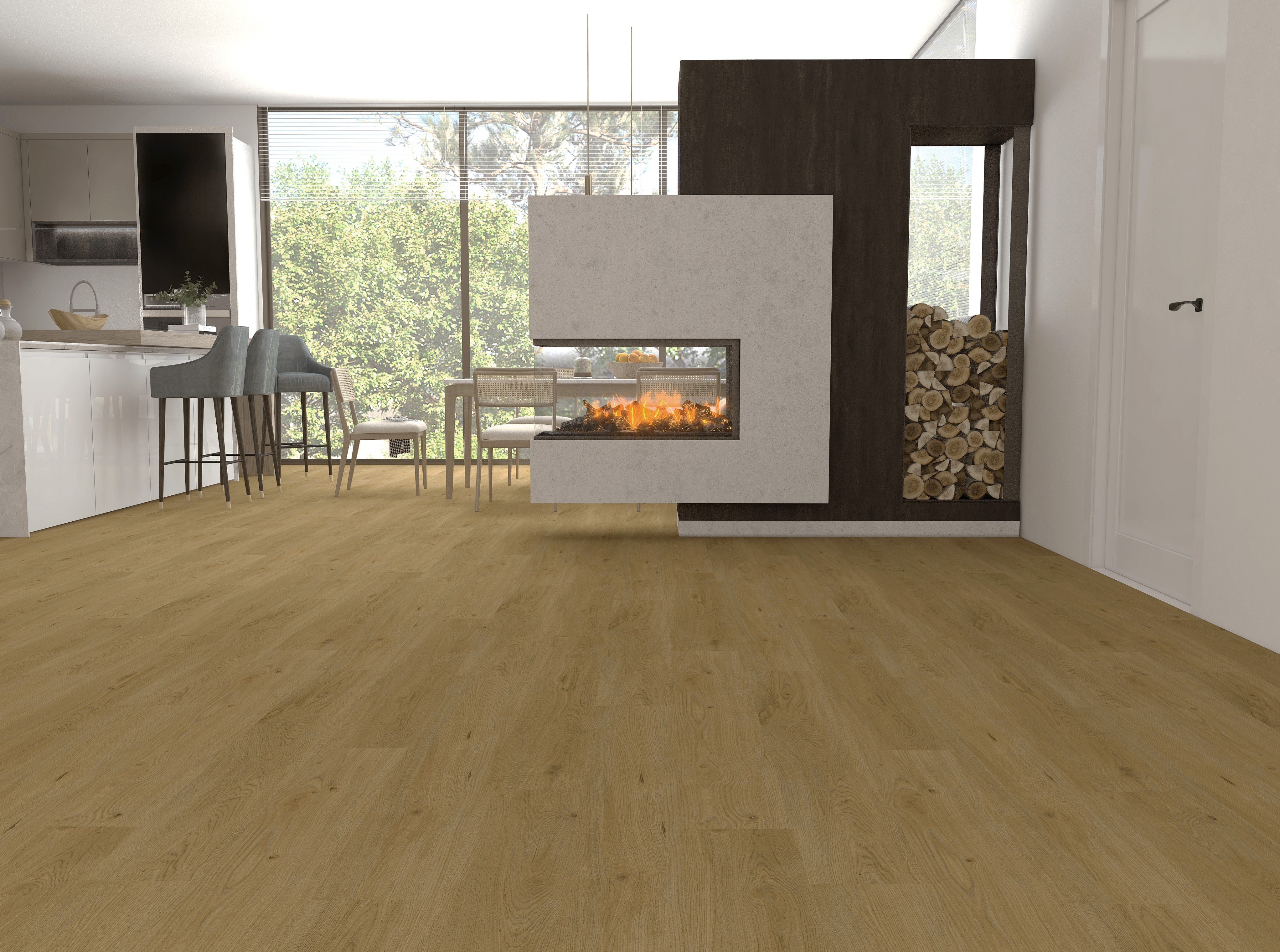 VinCore Wood+ Milano klikkes SPC padló integrált alátéttel