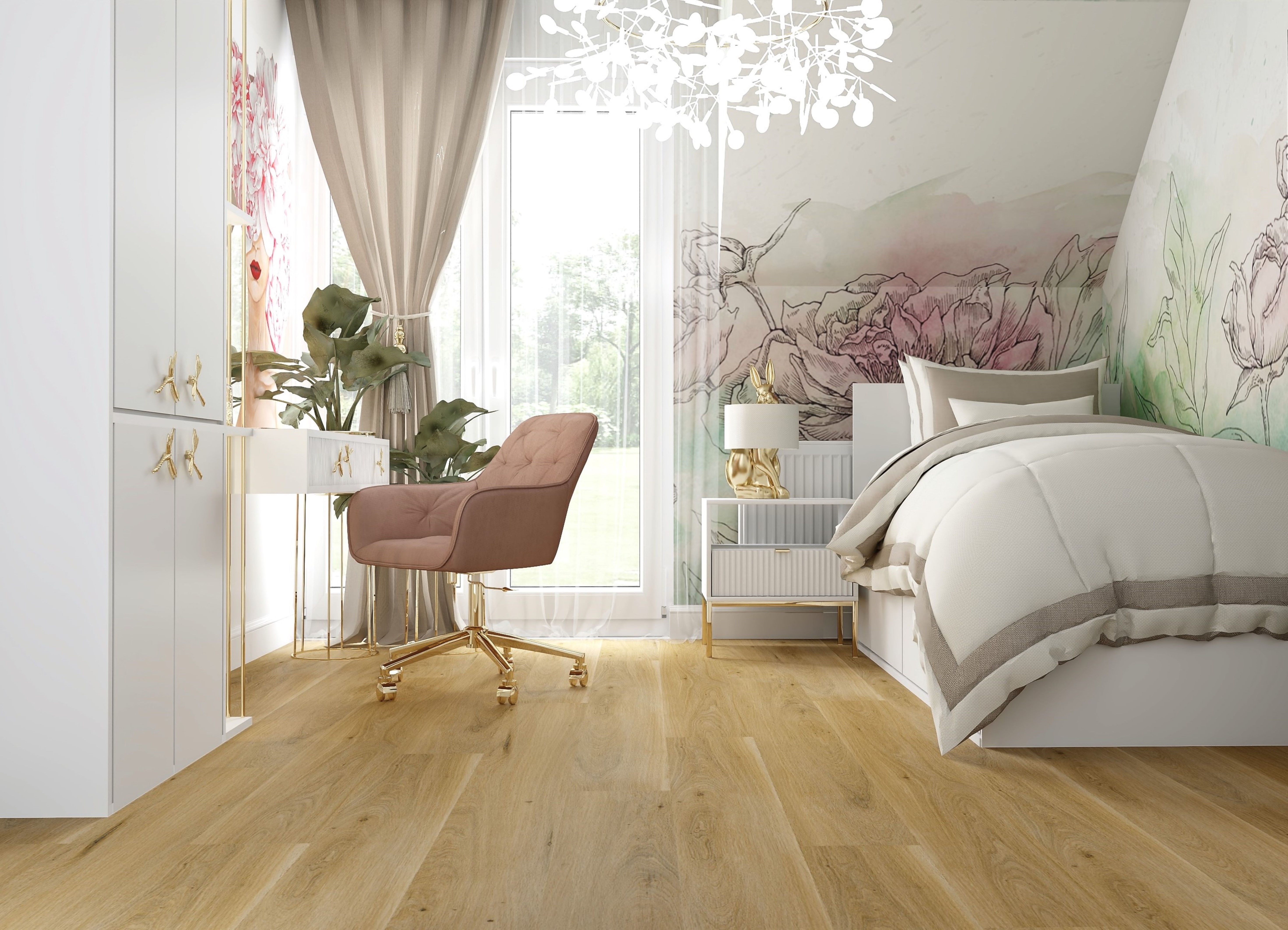 VinCore Wood+ Palermo klikkes SPC padló integrált alátéttel