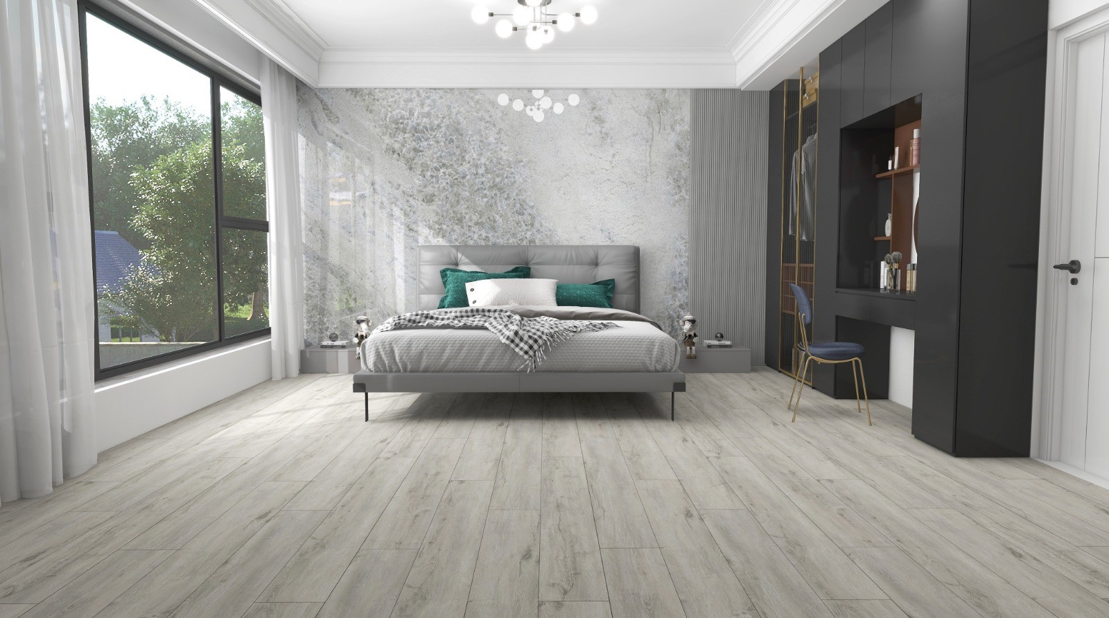 VinCore Wood Amalfi klikkes SPC padló integrált alátéttel